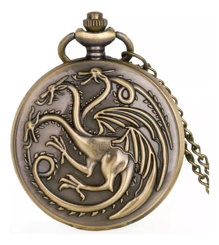 Reloj De Bolsillo Juego De Tronos (casa Targaryen)