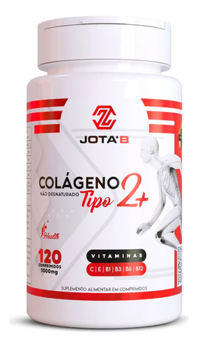 Colageno Tipo 2 Com Vitaminas C - E - B1 - B3 - B6 - B12 Juntas e Cartilagens