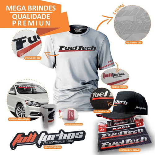 Fueltech Ft450 S/ Chic + Mega Brinde Camiseta Branca Gel+bp
