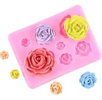 Comprar Molde Silicon Flores Masa Resina Velas Repostería Fondant
