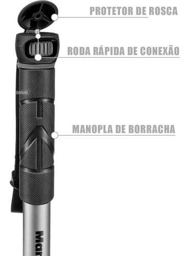 Imagem 3 de 4 de Monopé Manfrotto Compact Advanced 4 Seções 156 Cm - Até 3kg
