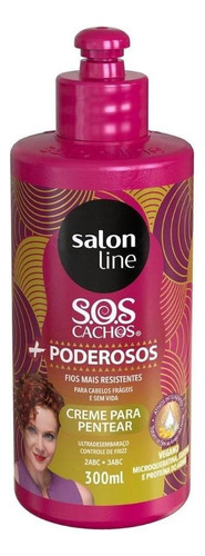 Creme Para Pentear Cachos + Poderosos S.o.s Salon Line 300ml