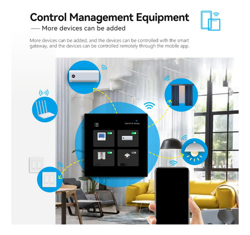 Panel De Control De Hogar Inteligente Tuya Smart Home Múltip