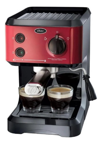 Imagen 1 de 5 de Cafetera Express Oster Con Vapor Capsulas Nespresso Ecmp65
