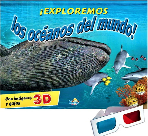 Libro 3d Dinosaurios U Océanos + Gafas De Realidad Aumentada