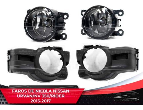 Imagen 2 de 8 de Kit Faros Niebla Urvan Nv350 Rider 2015 2016 2017 Con Switch