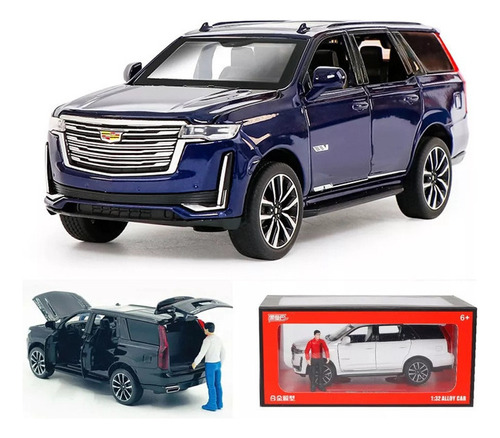 Cadillac Escalade Suv De Lujo Estirado Miniatura Metal Coche