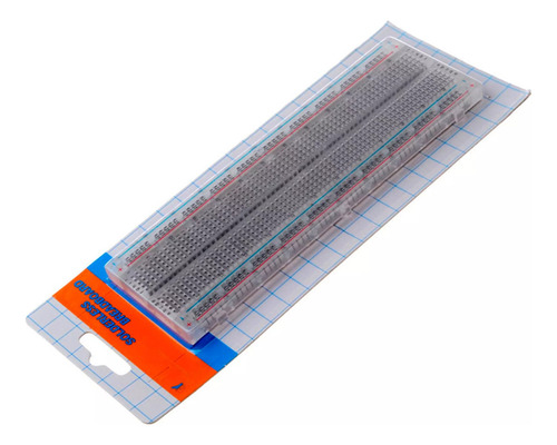 10 Protoboard 830pts Transparente