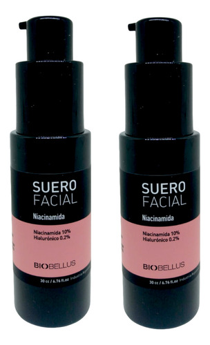 Sueros Faciales Hidratación Y Rejuvenecimiento 2u Biobellus Momento De Aplicación Día/noche Tipo De Piel Normal/niacinamida