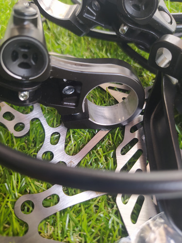 Frenos Hidraulicos De Bicicleta Mt200 Con Discos 160x160