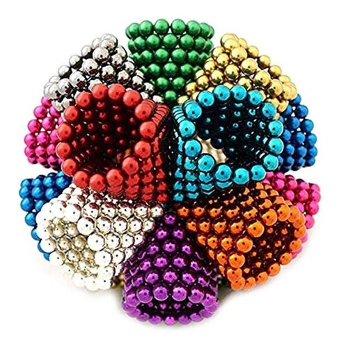 Neocube Buckyballs 216 Esferas 5mm Iman Neodimio Multicolor