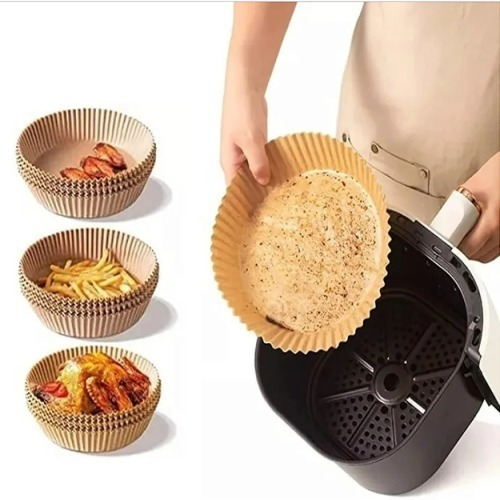 Imagem 3 de 5 de Forro De Papel Airfryer Tapete Forma Antiaderente