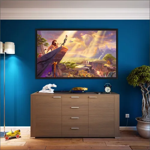 Cuadro decorativo del rey león para habitaciones y habitaciones de diseño infantil