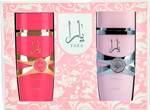 Set De Yara Rosa + Candy Lattafa 5to Anive