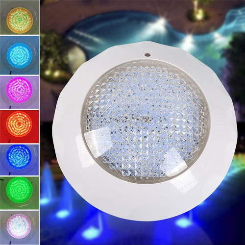 Lampara Para Piscina 45w 12v Luz 7 Colores 560led