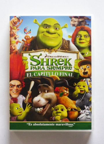 Pelicula Shrek Para Siempre - Dvd Video