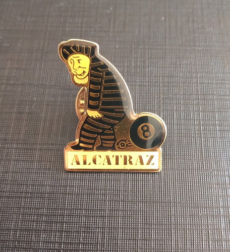 Pin Bóton Antigo Estados Unidos Prisioneiro Alcatraz J13