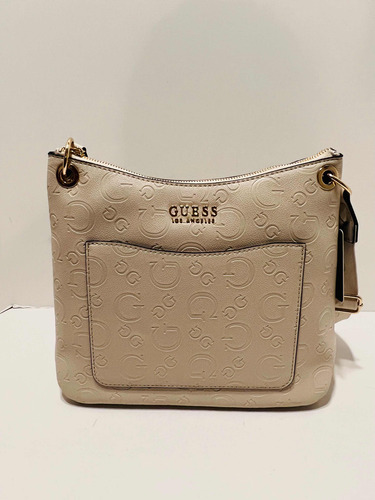 Bolsa Guess Estilo Satchel Color Marfil Original Nueva 347