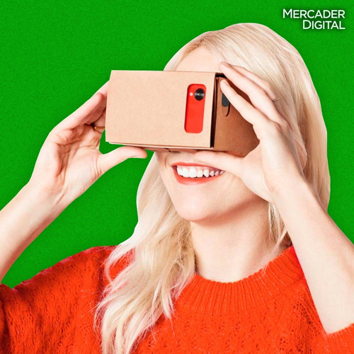 2 Pz Google Cardboard Visor Realidad Virtual Lente Vr Box 3d