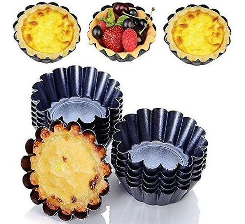 Moldes Tartas De Huevo  12 Piezas  Moldes Tartas  Mini ...