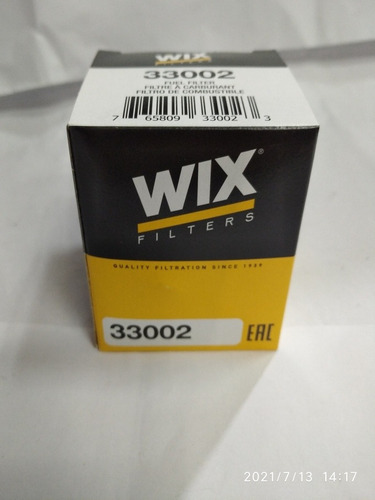 Filtro Gasolina Universal Wix 33002