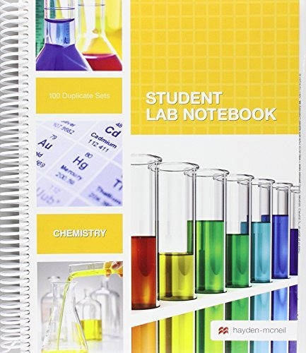 Book : Student Lab Notebook 100 Spiral Bound Duplicate...