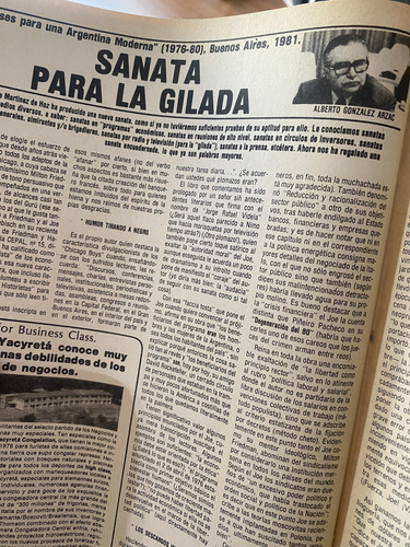 Línea 20 Marzo 1982 Pepe Rosa Revisionismo Peronismo (Usado)