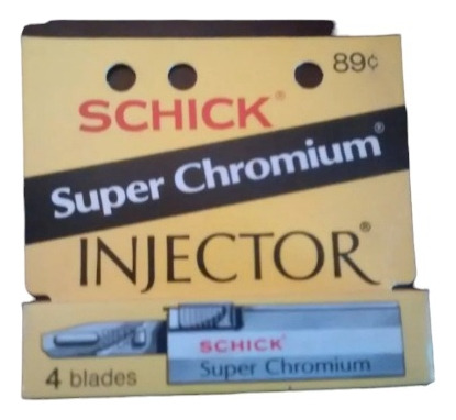 Antiguas Hojas De  Maquina De Afeitar Schick Injector Super