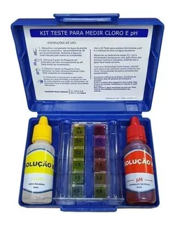 Kit Teste Medidor De Ph E Cloro Água De Piscina Novo Lote