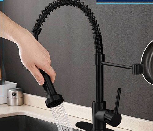 Grifo Llave Lavaplatos Monomando Cocina Extensible Flexible