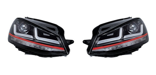 Faros Led Golf Mk7 Modelo Black Precio Por Par Osram Aleman