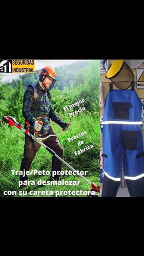 Imagen 9 de 9 de Traje Peto Protector Para Desmalezadora Original Oferta