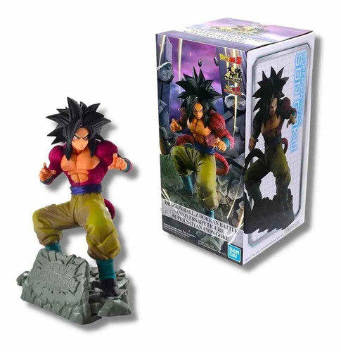 Boneco Dragon Ball - Goku S Saiyajin 4 - Dokkan - Banpresto