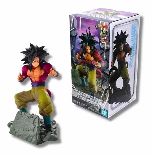 Goku Super Saiyajin 4 Boneco Colecionável em PVC