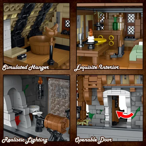 Set De Construcción Tienda De Herrero Medieval 30122