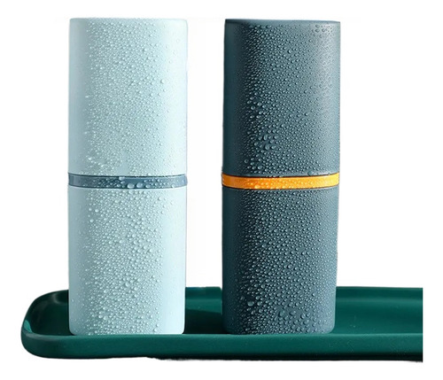 Vaso Portátil De Viaje Para Enjuague Bucal, Juego Simple, Gr