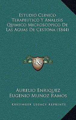 Libro Estudio Clinico Terapeutico Y Analisis Quimico Micr...
