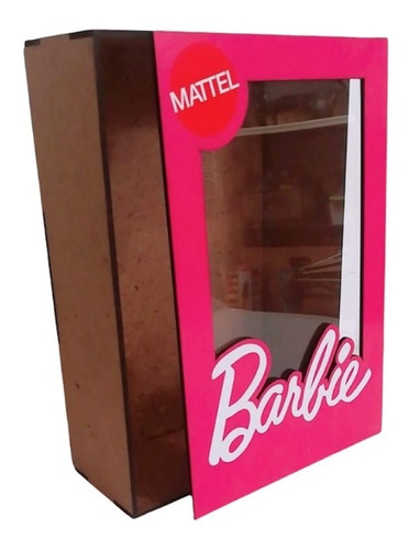 Caja Regalo Barbie Cajita Mdf Madera 10pz