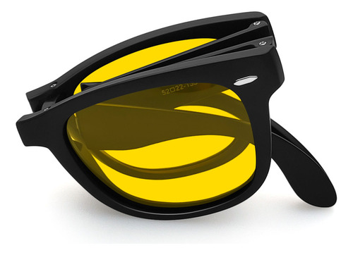 Lentes Nocturnos Plegables Manejar Hombre Dama Moda Uv Moto
