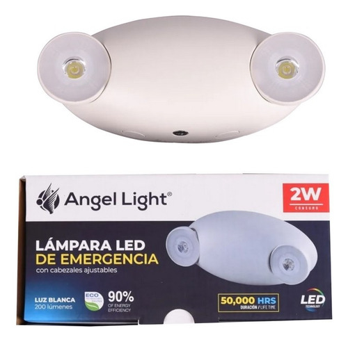 Lampara De Emergencia Led 110-220v Luz Blanca