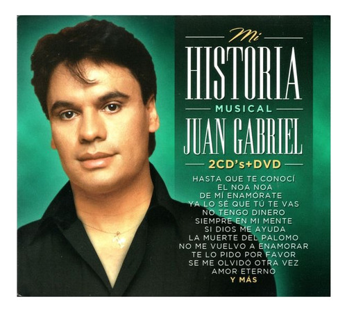 Juan Gabriel Mi Historia Musical 2cd Dvd  Nuevo Eu