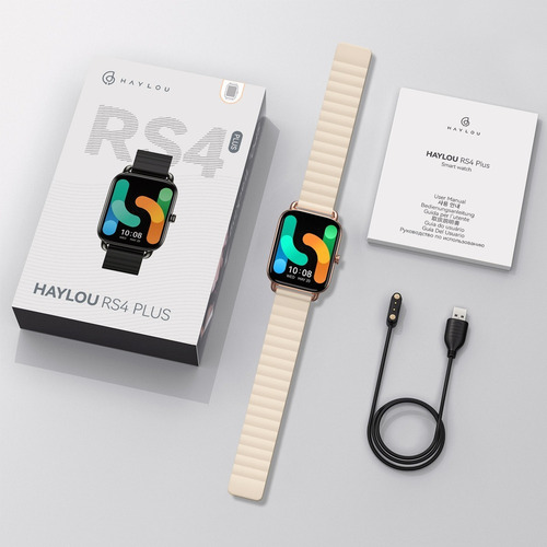 Haylou Rs4 Plus Bt5.2 Reloj Inteligente 1.78 Pantalla Amoled