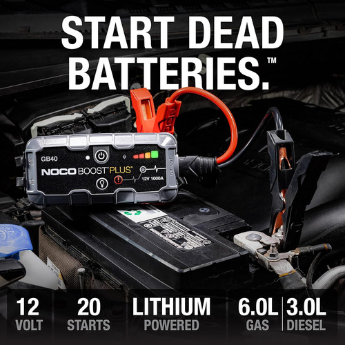 Arrancador De Litio Para Motores De Gasolina 12 V