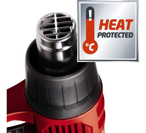 Imagen 2 de 4 de Pistola De Calor 2000w Einhell Tc-ha 2000 + 2 Boquillas