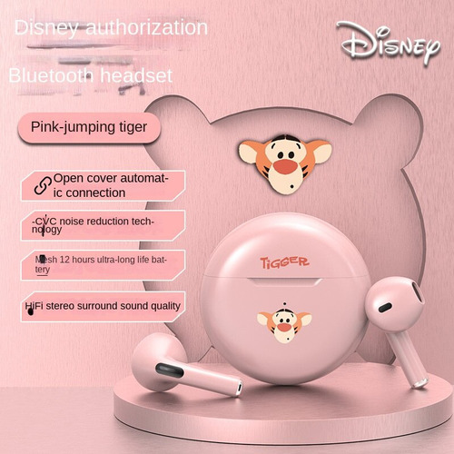 Audífonos Bluetooth 5.1 Disney Winnie Pooh Tws Para Niñas