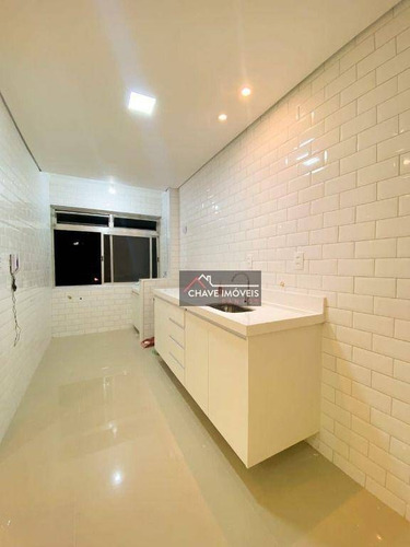 Imagem 3 de 18 de Apartamento Com 2 Dormitórios À Venda, 75 M² Por R$ 345.000,00 - Boqueirão - Santos/sp - Ap3124