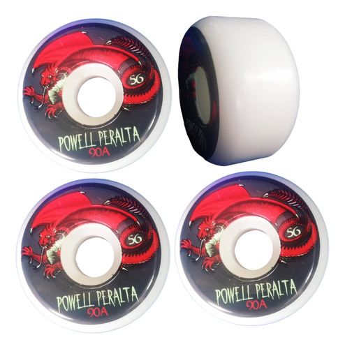 Powell Peralta Skateboard   Ruedas Cónicas Dragón 56mm