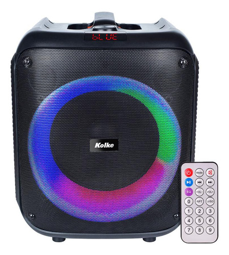 Parlante A Batería Kolke Partycube 250w Rms Woofer De 8