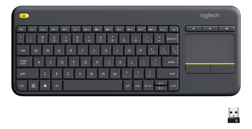 Teclado Inalambrico Logitech K400 Plus Tv Negro Español