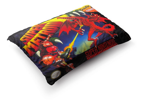 Imagen 4 de 5 de Funda De Almohada Super Metroid 70x45cm Vudú Love